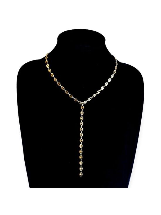 Express Jewelry - EXPRESS Gold Tone Lariat Chain Necklace NWT